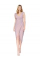 Cocktail Length Primrose Sleeveless Mermaid V-Back Soft Chiffon High Low Evening Gown / Prom Dress / Bridesmaid Dress Vancouver