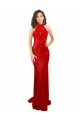 Long Red Sleeveless Mermaid Open Back Sequin Formal Evening Gown / Prom Dress / Bridesmaid Dress Vancouver