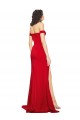 Long Red Sleeveless A-Line Silk like Satin Formal Evening Gown / Prom Dress / Bridesmaid Dress Vancouver
