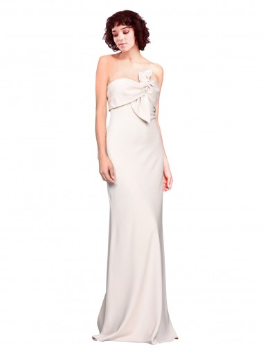 Long Sleeveless Mermaid Stretch Crepe Prom Dress / Bridesmaid Dress Vancouver