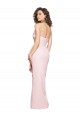 Long Pink Sleeveless Sheath Low Back Formal Evening Gown / Prom Dress / Bridesmaid Dress Vancouver